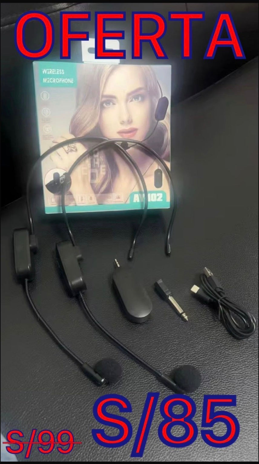Micrófono Profesional Diadema AY-102