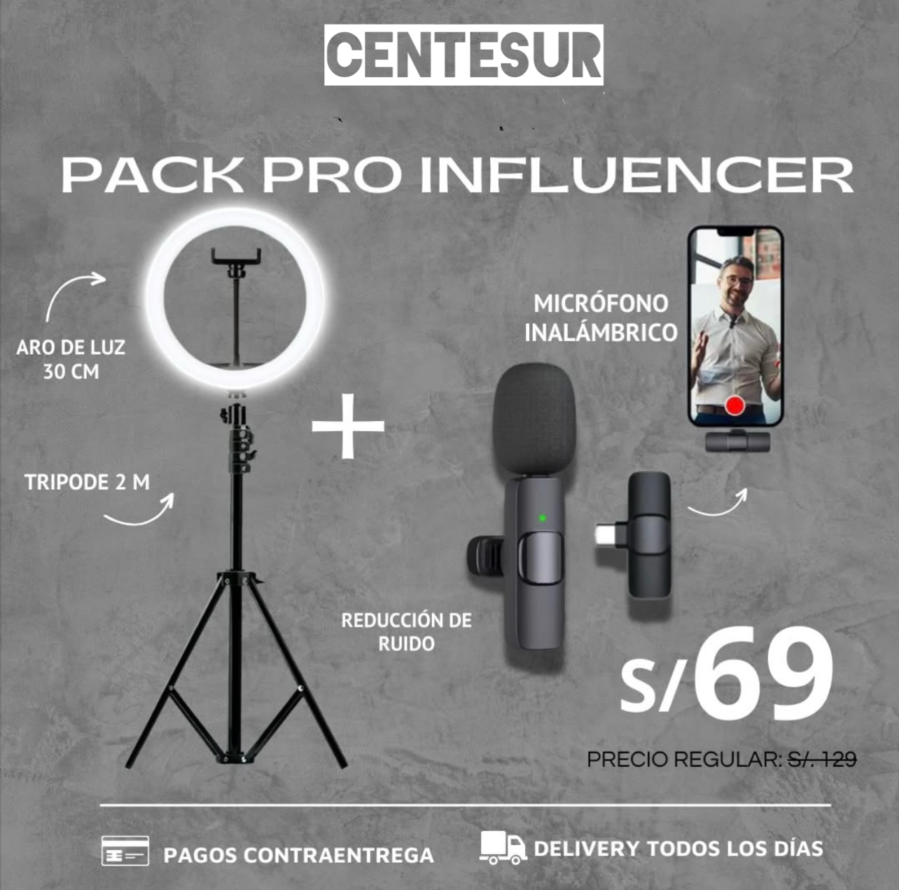 Kit Aro Led Micro Centesur