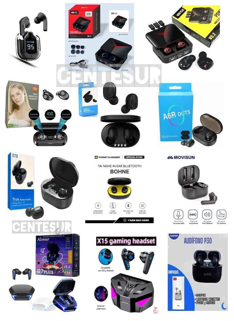 AUDÍFONOS INALÁMBRICOS BLUETOOTH MODELOS