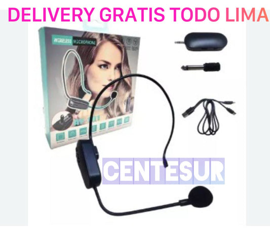 Micrófono Inalámbrico Profesional Vincha Centesur