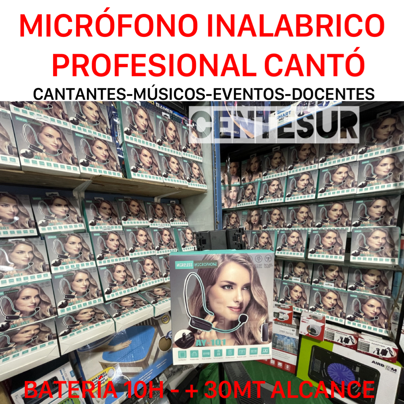 Micrófono Profesional Diadema AY-101