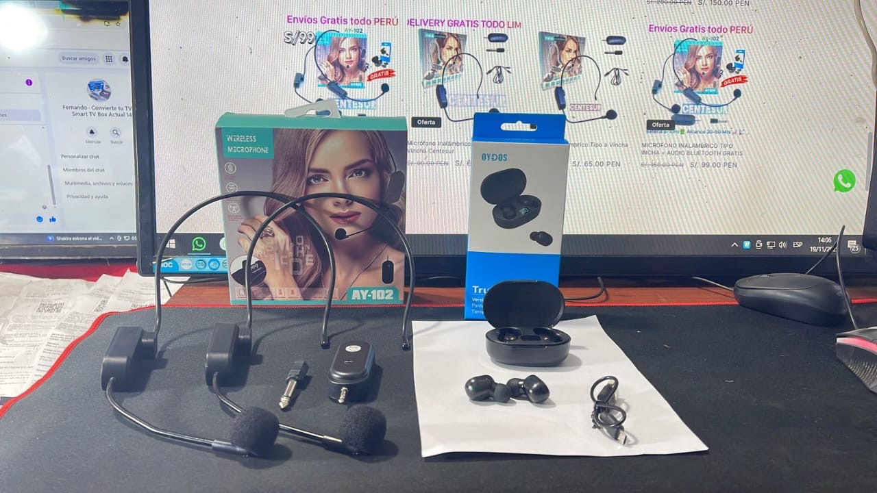 Kit Micrófono Profesional + Audio Bluetooth