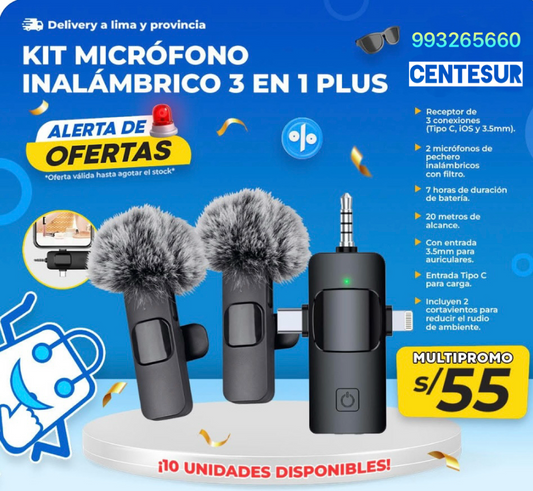 MICRÓFONO MULTI JACK TC IPH
